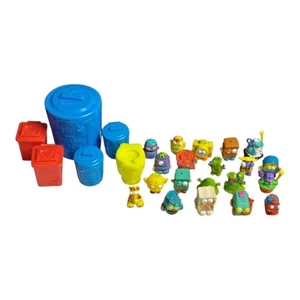 The Trash Pack Lot 20 Figures 4 Bins & Yellow Toilet Moose Toys - Bild 1 von 5