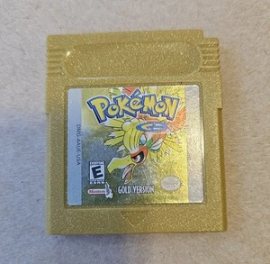 Pokemon Gold Version (Nintendo Game Boy) Authentic - New Battery Tested Saves - Picture 1 of 2
