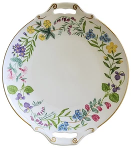 Royal Worcester Arcadia Fine Bone China piatto da portata piatto da torta 1988 - Foto 1 di 3