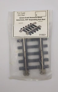 Aristo-Craft 910821 G Scale Stainless Steel American 5/8" Expanding Rail Bed - Picture 1 of 1