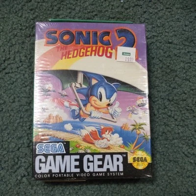 SONIC THE HEDGEHOG 2 For Sega Game Gear 1992 Sealed NEW - Image 1 of 2