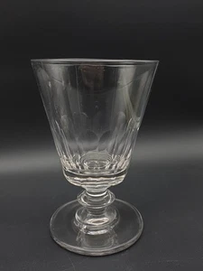 Hermoso vaso antiguo victoriano corte cristal Rummer - Imagen 1 de 7