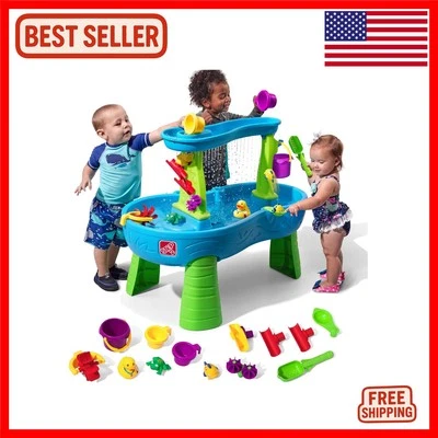 Дождевой душ брызги пруд стол для воды для малышей ясельного возраста - 13 предметов сенсорный набор - Изображение 1 из 4