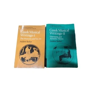 GREEK MUSICAL WRITINGS: VOLUME 1 &2 - Andrew Barker - 1989 - Picture 1 of 11