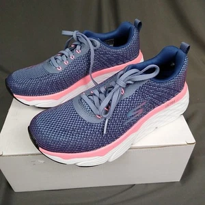 Scarpe Skechers Max Cushion da donna 7,5 blu raffreddate ad aria Goga Mat sneakers da corsa - Foto 1 di 6