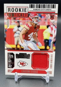 2024 Panini Contenders Rookie Ticket Carson Steele #RTS-CSE Patch Card - Bild 1 von 2