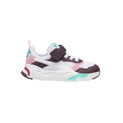 Zapatillas informales PUMA Trinity sin cordones para niñas pequeñas moradas 39083916 Foto 1 de 4