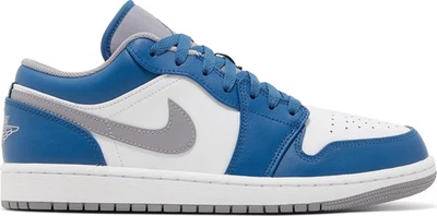 Air Jordan 1 Low- True Blue Cement 9.5M Foto 1 de 3