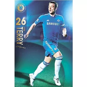 Póster John Terry Chelsea FC Inglés Premier League nuevo Blues EPL Inglaterra fútbol - Imagen 1 de 1