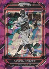 2023 Panini Prizm Baseball Purple Ice #223 Dave Bancroft