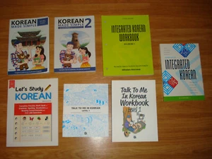 Learn Korean 7 Book Lot - Picture 1 of 8
