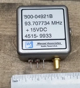 Wenzel Associates Quarzoszillator 500-04921B 93,707734 MHz 4515-9933 +15VDC - Bild 1 von 5