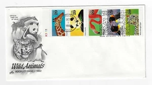 USA #2705-09 ARTCRAFT FDC BKLT5 Wild Animals 2709a - Picture 1 of 1