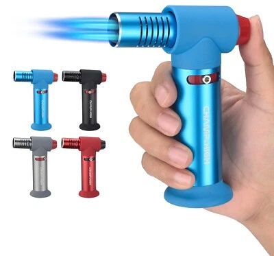 4 fach Jet Flamme Sturm Feuerzeug Laser Brenner Gas Wind Flamme bunt nachfüllba - Bild 1 von 2