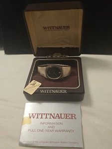 Vintage Wittnauer MA-2239-8K 10 R.P.G Diamond Swiss Made Manual Wind Men's Watch - Picture 1 of 10