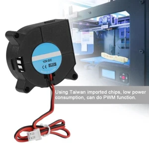 DC 12V 40mm Blow Radial Cooling Fan Hotend Extruder Cooler For 3D Printer Part T - Afbeelding 1 van 11