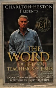 CHARLTON HESTON "Presents The Word, Life And Teachings Of Jesus Christ" Cassette - Picture 1 of 3
