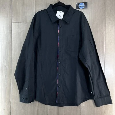 Camiseta deportiva para hombre Nike SB con botones LS negra pequeña DH2660-010 Foto 1 de 4