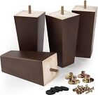 4PCS Raised Wooden Furniture Legs Table Chair Sofa Bed Cabinet Raw Feet Lounge