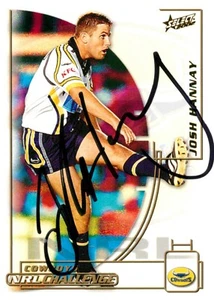 Signed 2002 NORTH QUEENSLAND COWBOYS NRL Card JOSH HANNAY - Picture 1 of 2