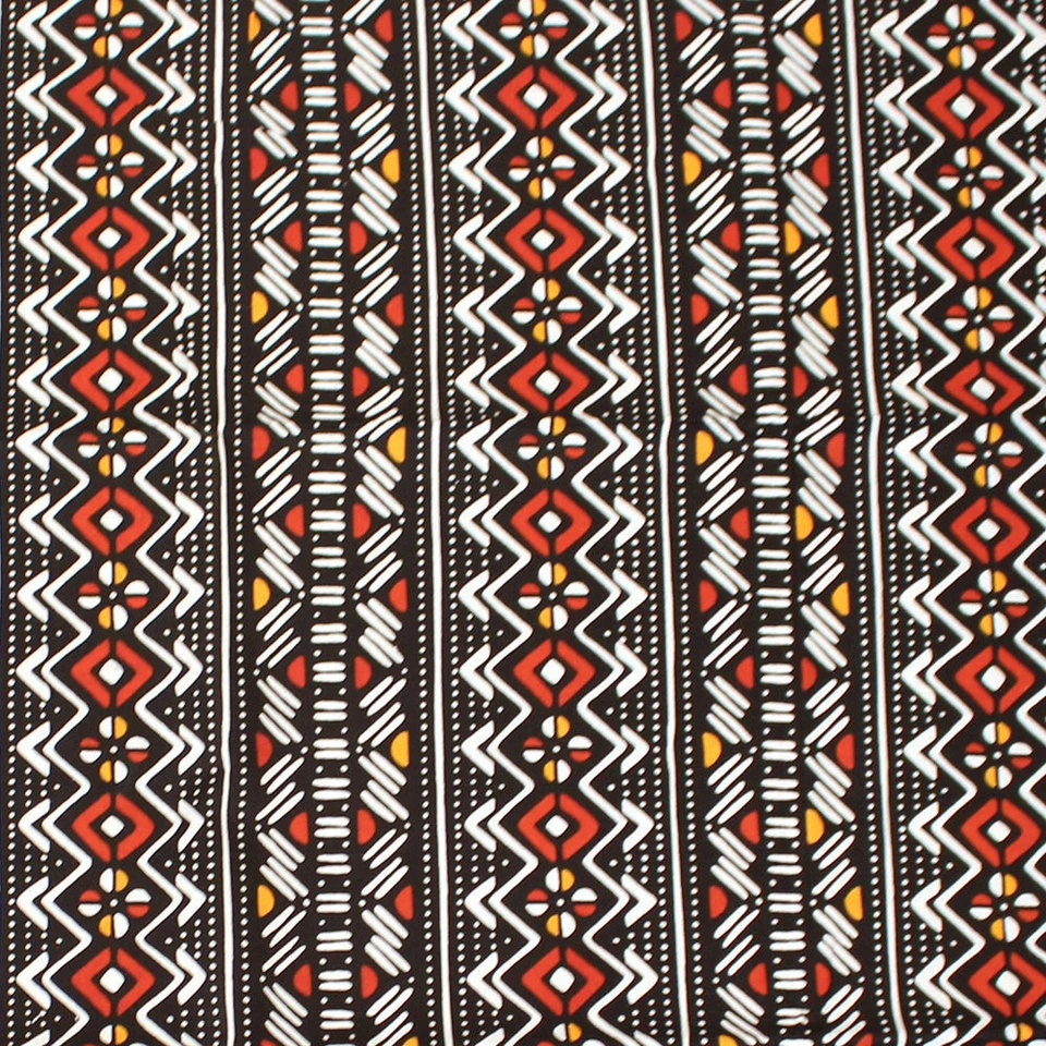 African Mud Cloth Print Fabric 4 yards - Image 1 of 1