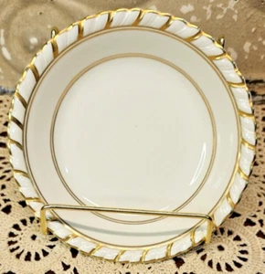 24 Piece Set of Johnson Bros. "Old English" Cream China w/ Gold Bands (Crazing) - Picture 1 of 12