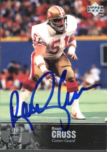 RANDY CROSS Signed 1997 Upper Deck Heroes #93 BAS Authentication - Picture 1 of 2