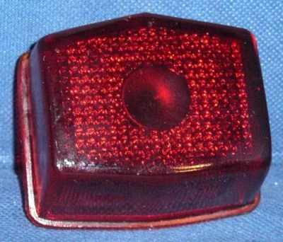 RF744 1941 - 1947 Pontiac Stop Brake Tail Light Lens Glass - Image 1 of 4