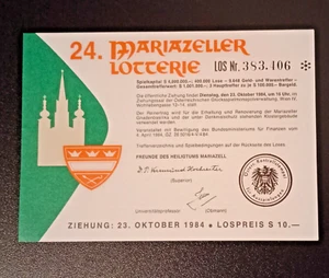 Lotterielos: 24. Mariazeller Lotterie, 1984 - Bild 1 von 1