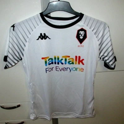 SALFORD CITY FC Away Football Shirt KAPPA - 9-10 Yrs - Image 1 of 4