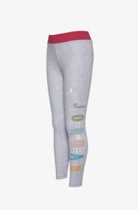 Jordan Girls Jumpman BFF Athletic Leggings Size M Gray / Pink - Picture 1 of 3
