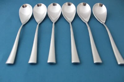 6 Мест овальный суп ложки Supreme столовые приборы полотенце судьба 18/8 из нержавеющей стали Японии 7 - Изображение 1 из 4