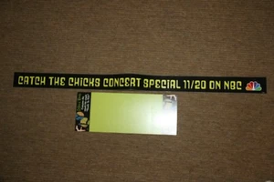DIXIE CHICKS BIN DIVIDER ADVERTISING "READY TO RUN" & CONCERT STICKER 1999 - Picture 1 of 8