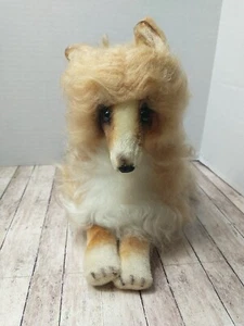 Sanei Plush Collie Pup Life Like Dog - Picture 1 of 8