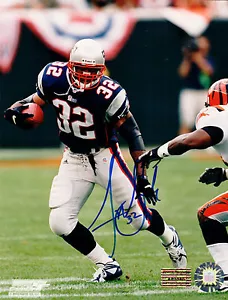 Antowain Smith New England Patriots Signed 8x10 vs Bengals Patriots Alumni COA - Picture 1 of 1