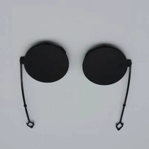 For BMW E70 X5 Driver + Passenger Set Front Bumper Grill Tow Eye Hook Cover Cap - Bild 1 von 4