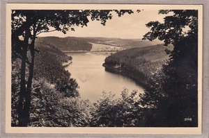Ansichtskarte Saaletal - Blick vom Heinrichstein - Panorama - schwarz/weiß - Picture 1 of 2