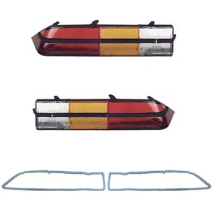 OER Tail Lamp Lens & Gasket Set 1978-81 Chevy Camaro Z28 With Black Accent Trim - Picture 1 of 5