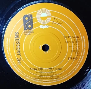The Jacksons - "Show You The Way To Go" Single Mint 1976 - Picture 1 of 2