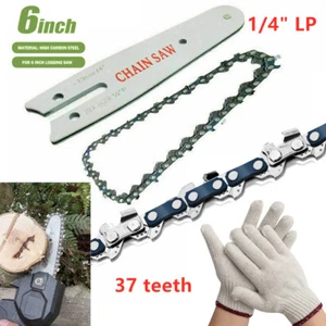 6 Inch Chainsaw Chain Replacement Chainsaw 6" Guide For Mini Electric Chain Saw - Picture 1 of 21