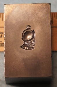 1968 SPANISH CONQUISTADOR HEAD Charm STEEL STAMPING DIE RY43 - Picture 1 of 5