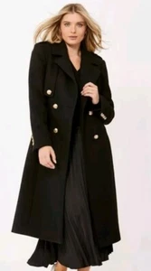 Decjuba Nora Wool Trench Coat Jacket BRAND NEW SIze 14 - Picture 1 of 7