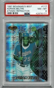 1997 BOWMANS BEST ATOMIC REFRACTOR ADRIAN BELTRE PSA 8 RC LOW POP - Picture 1 of 2