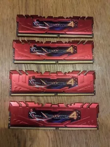 32GB G.Skill Ripjaws 4 DDR4 2666MHz PC4-21300 CL15 Quad Channel kit (4x8GB) - Picture 1 of 2