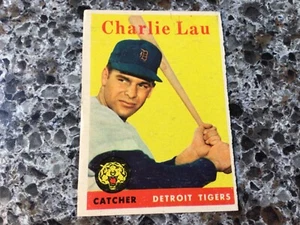 1958 Topps Charlie Lau #448 VG *CL1 - Picture 1 of 3