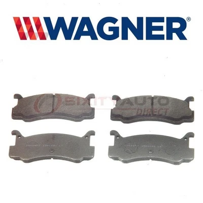 Wagner Brake Rear Disc Brake Pad Set for 1986-1989 Mazda 323 1.6L L4 - pa Foto 1 de 4