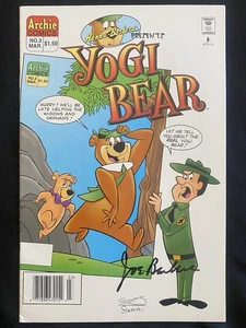 Hanna-Barbera Archie Comics Signed By Joe Barbera Yogi Bear Comic Book #3 - Picture 1 of 2