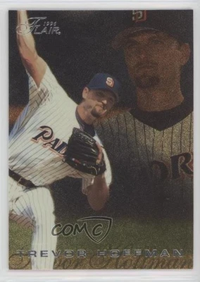 1996 Flair Gold Trevor Hoffman #377 HOF - Image 1 of 2