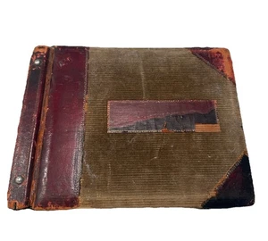 Antique Ledger Book H.C Dunbar Ledger And Binder Co Book Handmade Paper - Picture 1 of 10