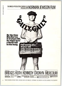 197O BEAU BRIDGES GAILY GAILY MOVIE Vintage 8"X11" Magazine Ad 1970's HTN38 - Picture 1 of 1